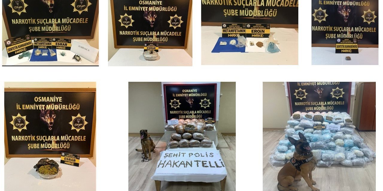 Osmaniye’de uyuşturucu operasyonları: 21 kişi gözaltına alındı