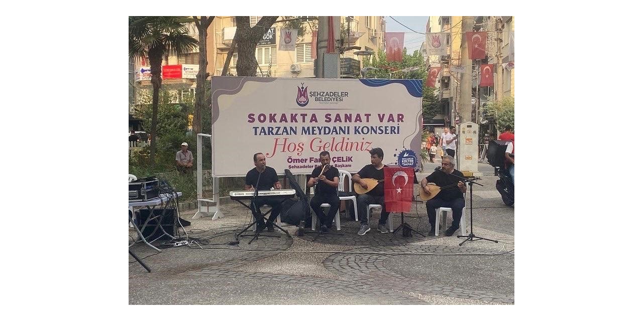 Şehzadeler’in sokaklarında sanat var
