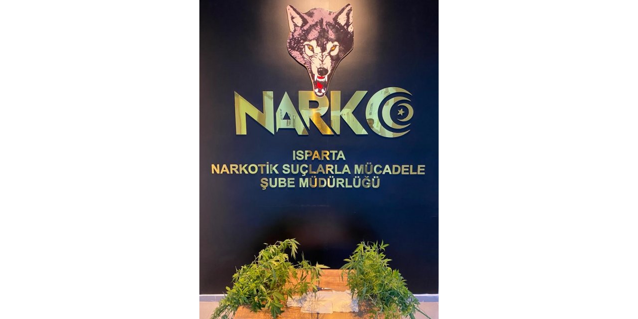 Isparta’da uyuşturucu operasyonuna 2 tutuklama