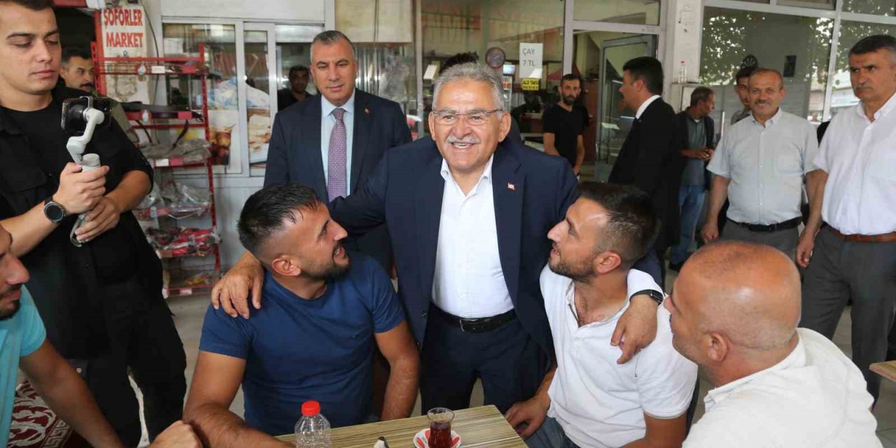 Başkan Büyükkılıç’tan Nakliyeciler Sitesi Esnafına Teşekkür