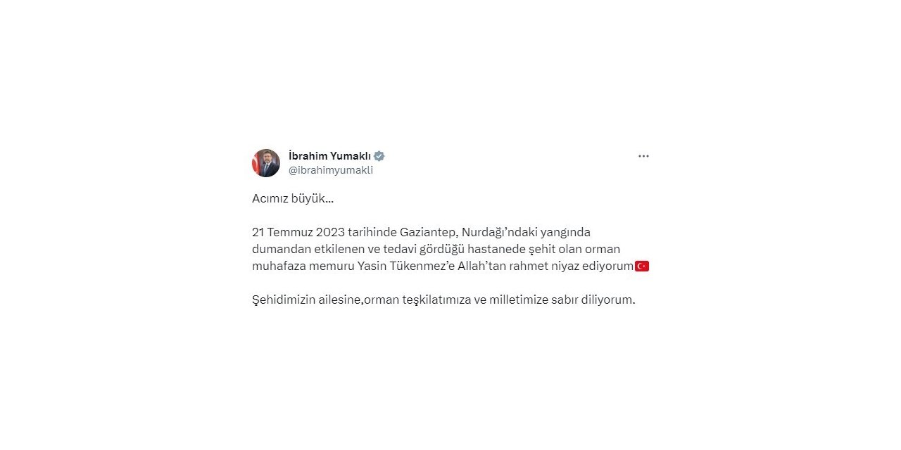 Yangına müdahale ederken dumandan etkilenen orman memuru kurtarılamadı