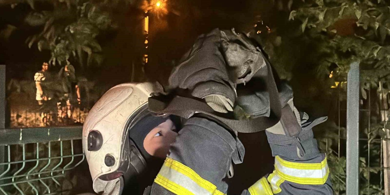 Baca yangınına termal kamera ile müdahale