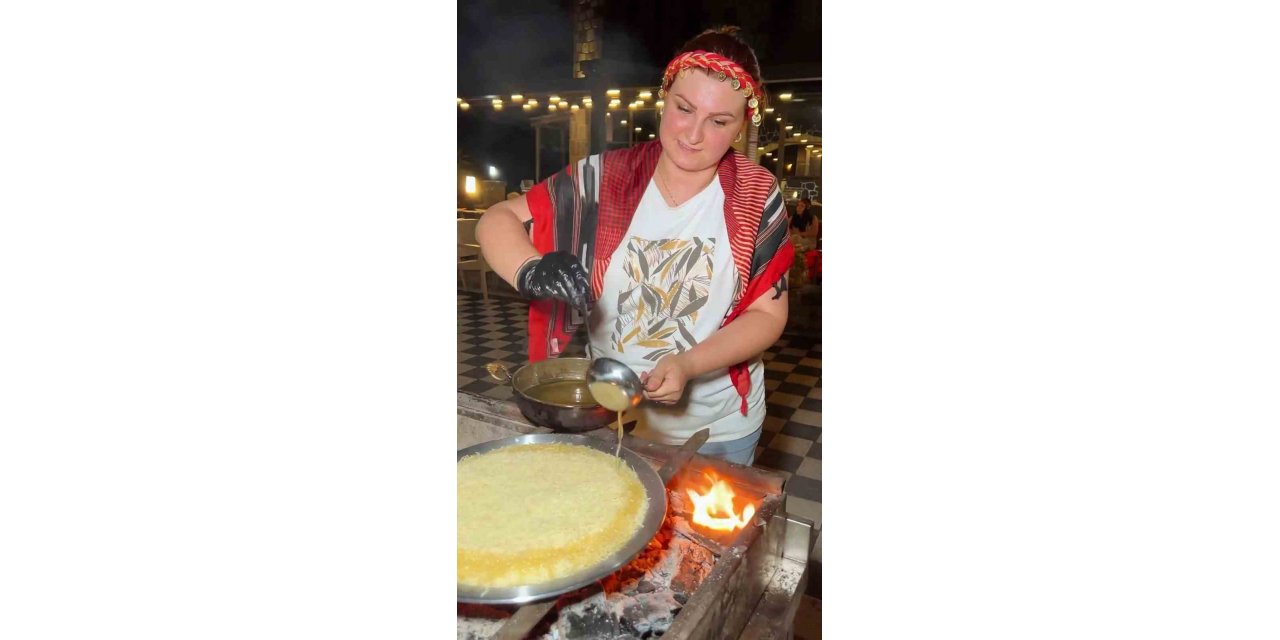 Adanalı Zeynep usta mangalda künefe yaptı
