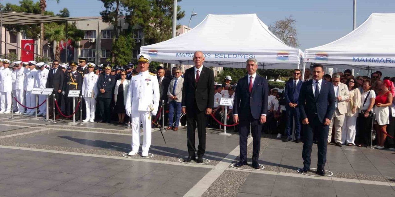 Marmaris’te 30 Ağustos Zafer Bayramı kutlandı