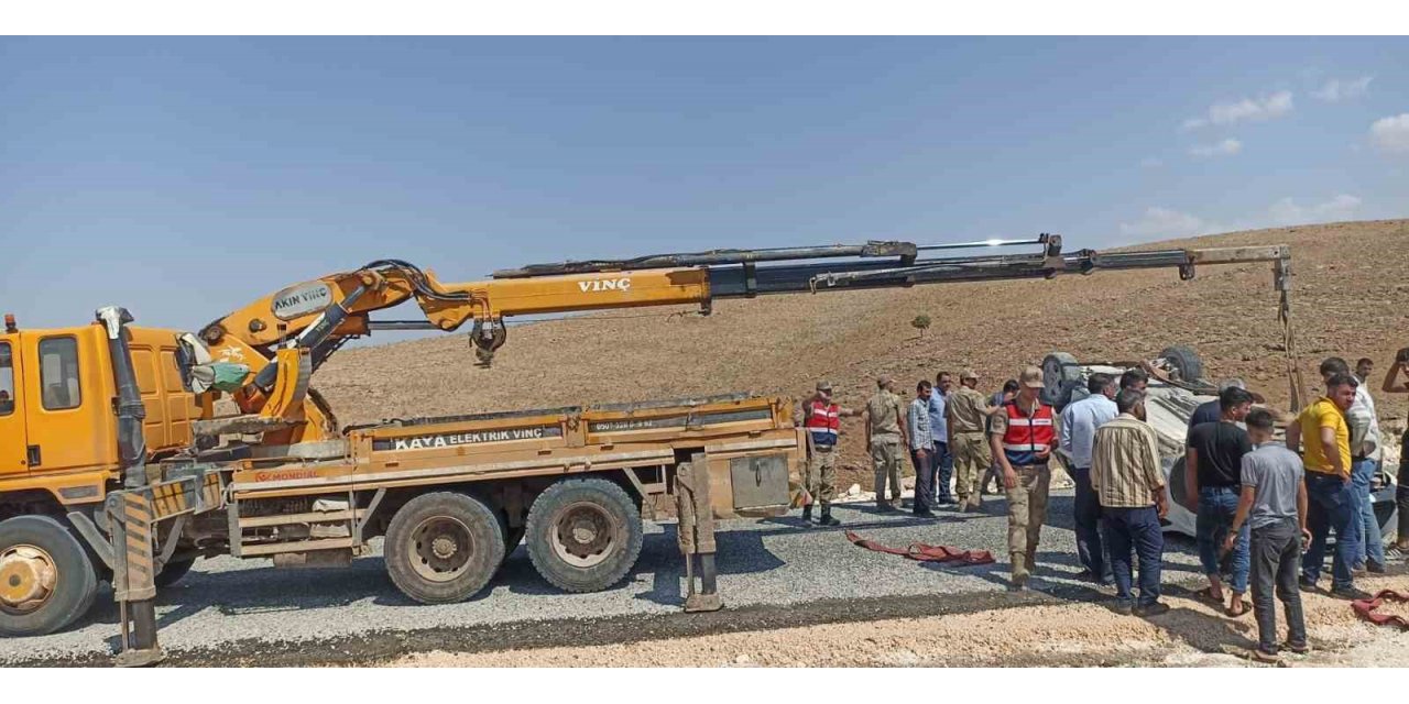 Kontrolden çıkan araç takla attı: 1 yaralı