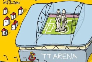 TT Arena için bomba karikatürler