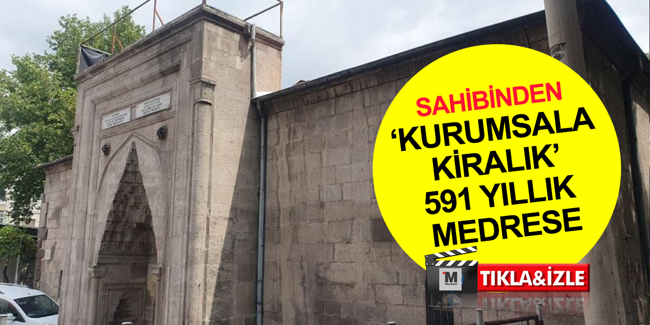 Sahibinden ‘kurumsala kiralık’ 591 yıllık medrese