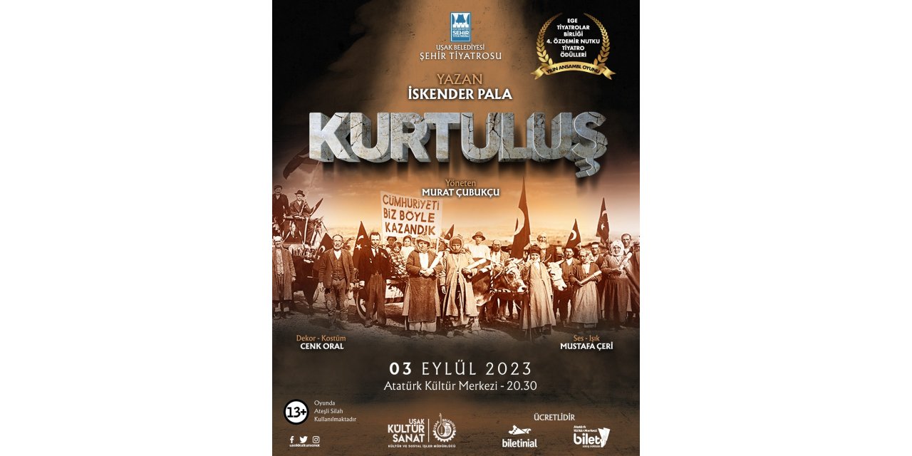 Uşak Belediyesi’nin Kurtuluş Haftası Programı Belli Oldu