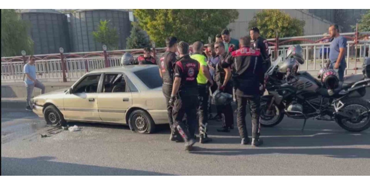 Kaçan sürücü film gibi kovalamaca sonucu yakalandı