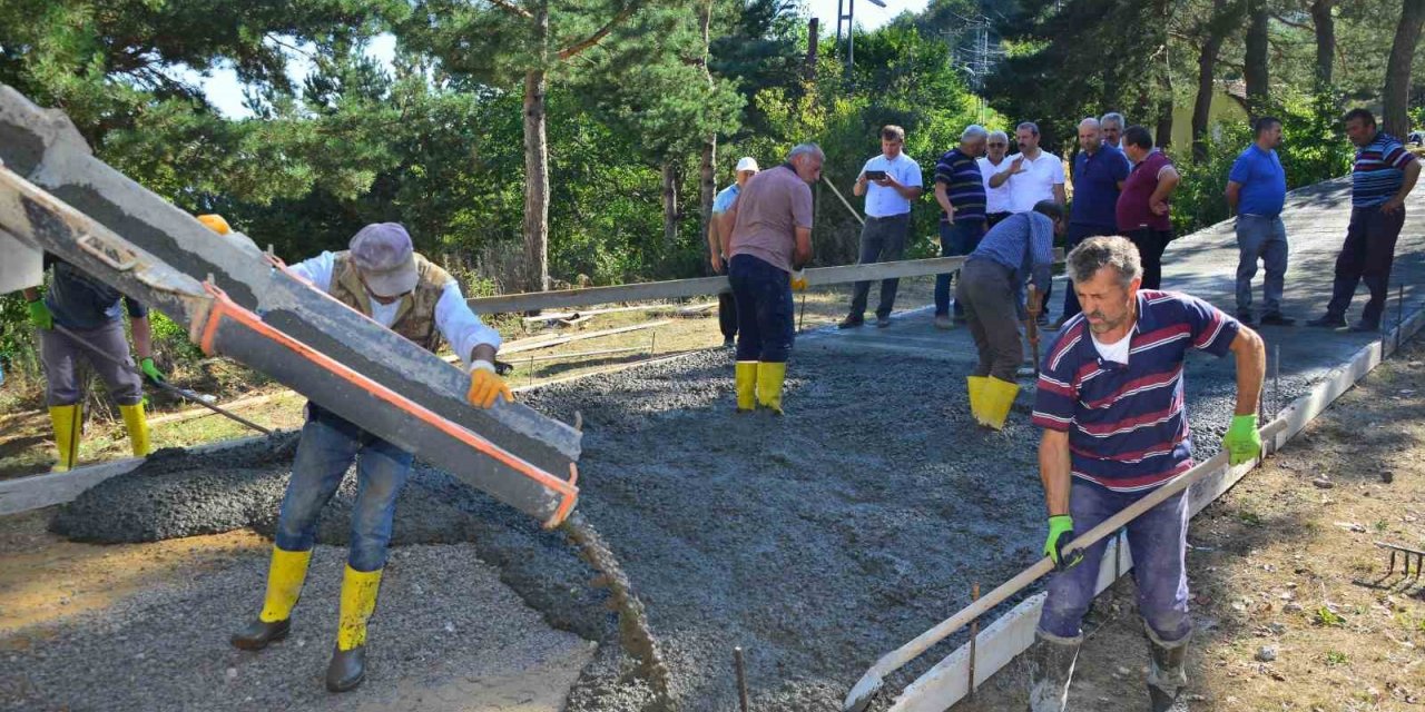 Akkuş’ta yol sorunu beton santraliyle aşılacak