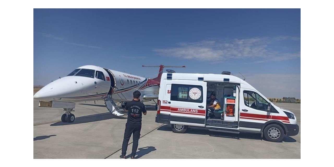 Şanlıurfa’daki hasta bebekler ambulans uçak ile İstanbul’a sevk edildi