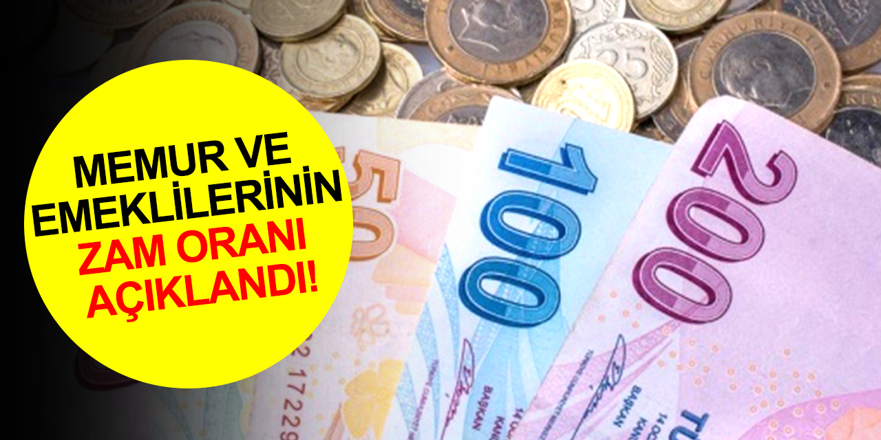 Memur ve memur emeklilerine 2024 ve 2025 zam oranı belli oldu