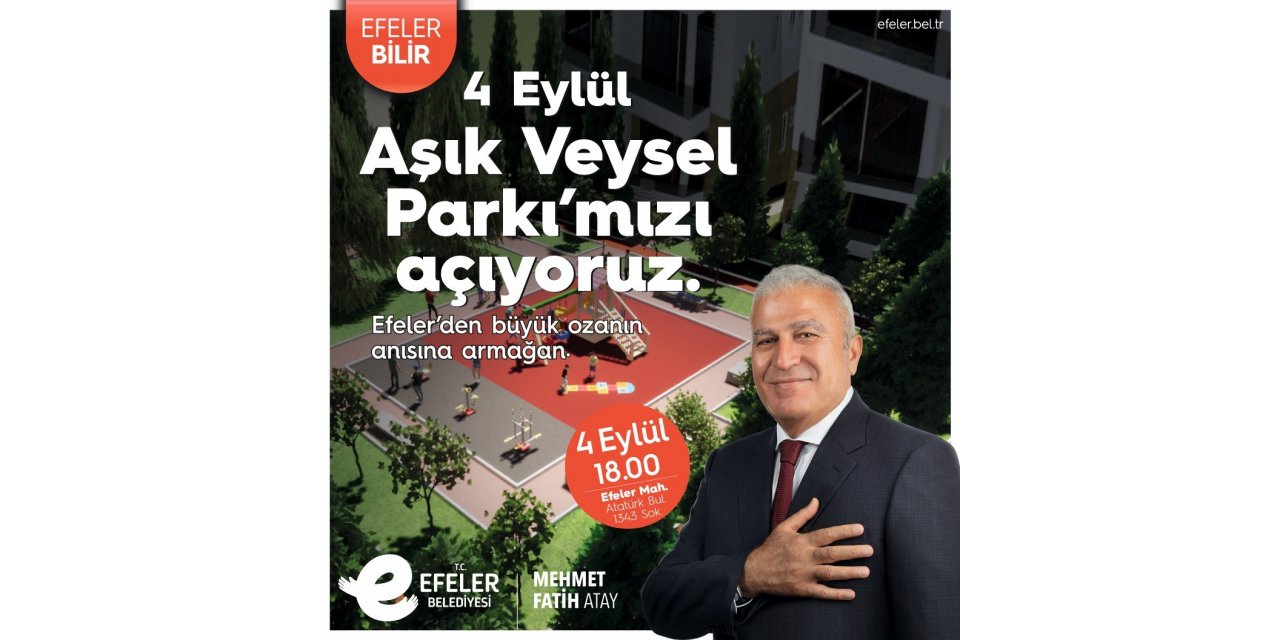 Efeler’den büyük ozanın anısına armağan