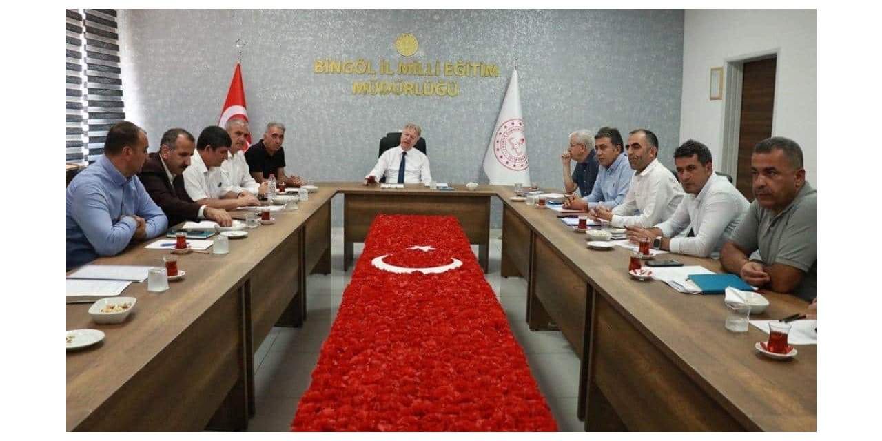 Bingöl’de İlçe Milli Eğitim müdürleri toplantısı yapıldı