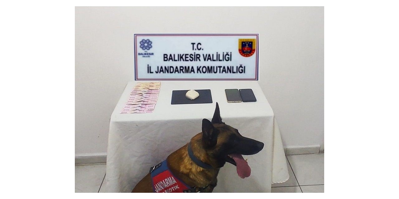 Balıkesir’de uyuşturucu operasyonu; 1 gözaltı