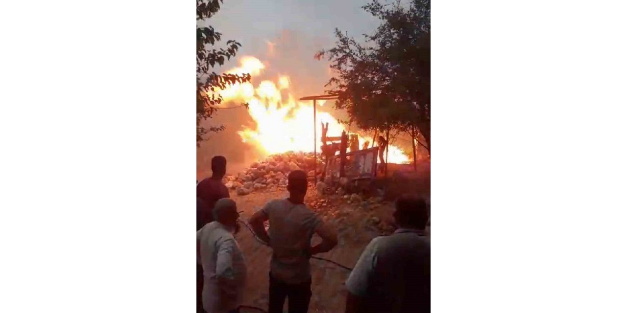 Siirt’te çıkan yangın maddi hasara neden oldu