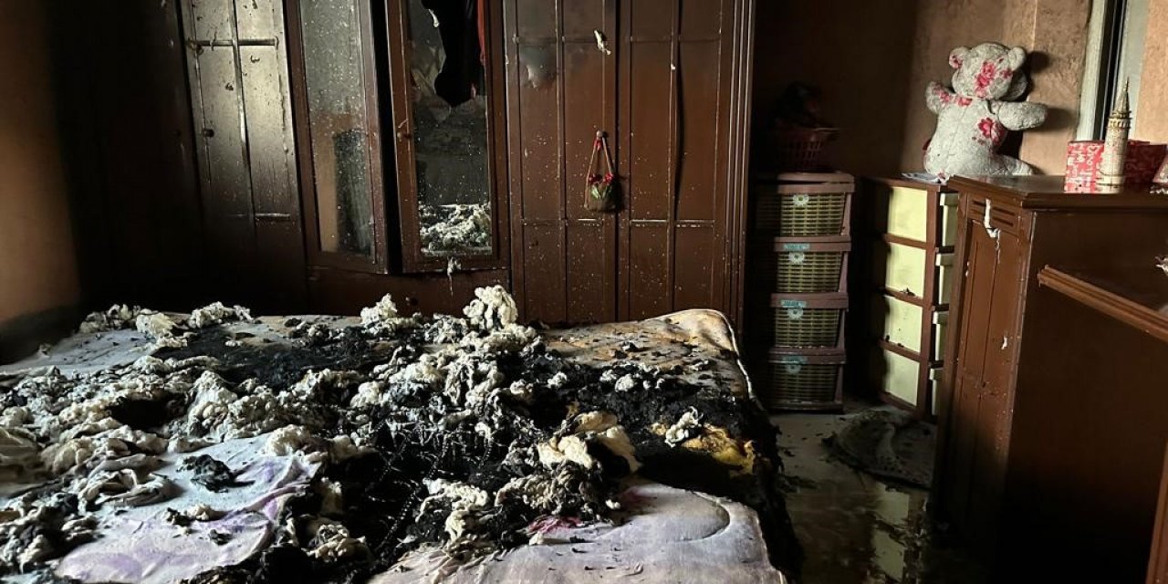 Hatay’da ev yangını söndürüldü