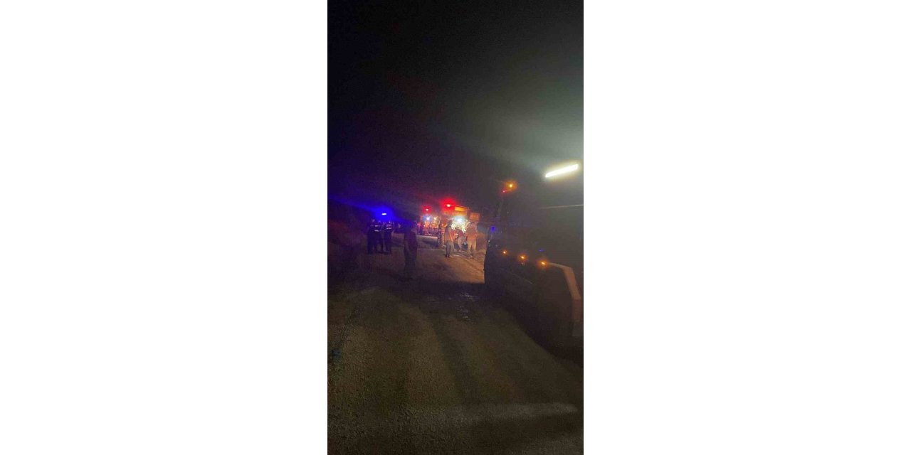 Gediz’de korkutan yangın