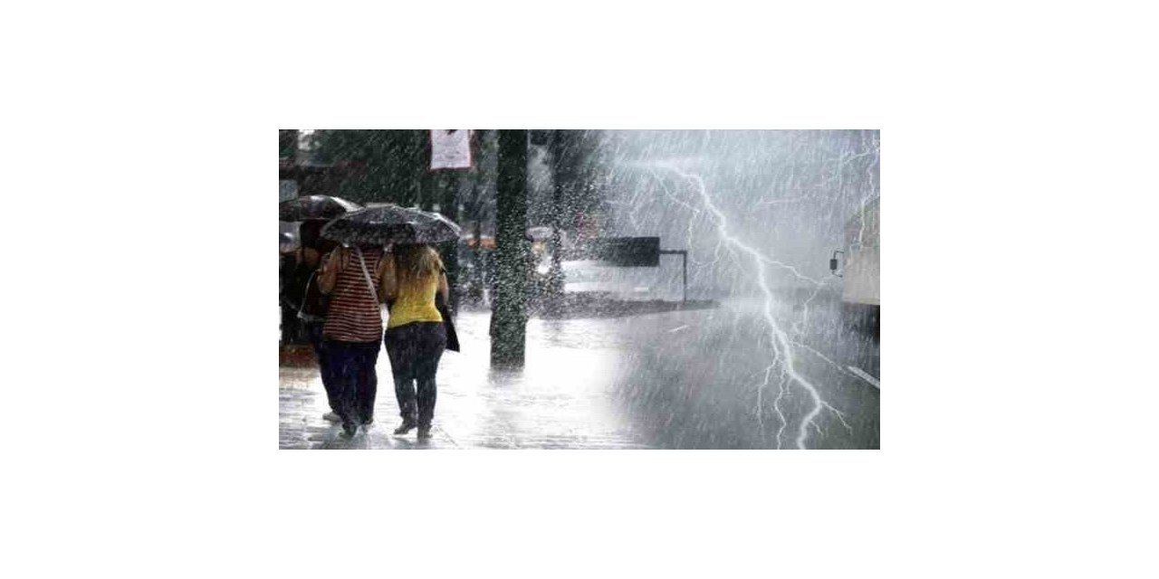 Denizli’de gök gürültülü sağanak yağışlara dikkat