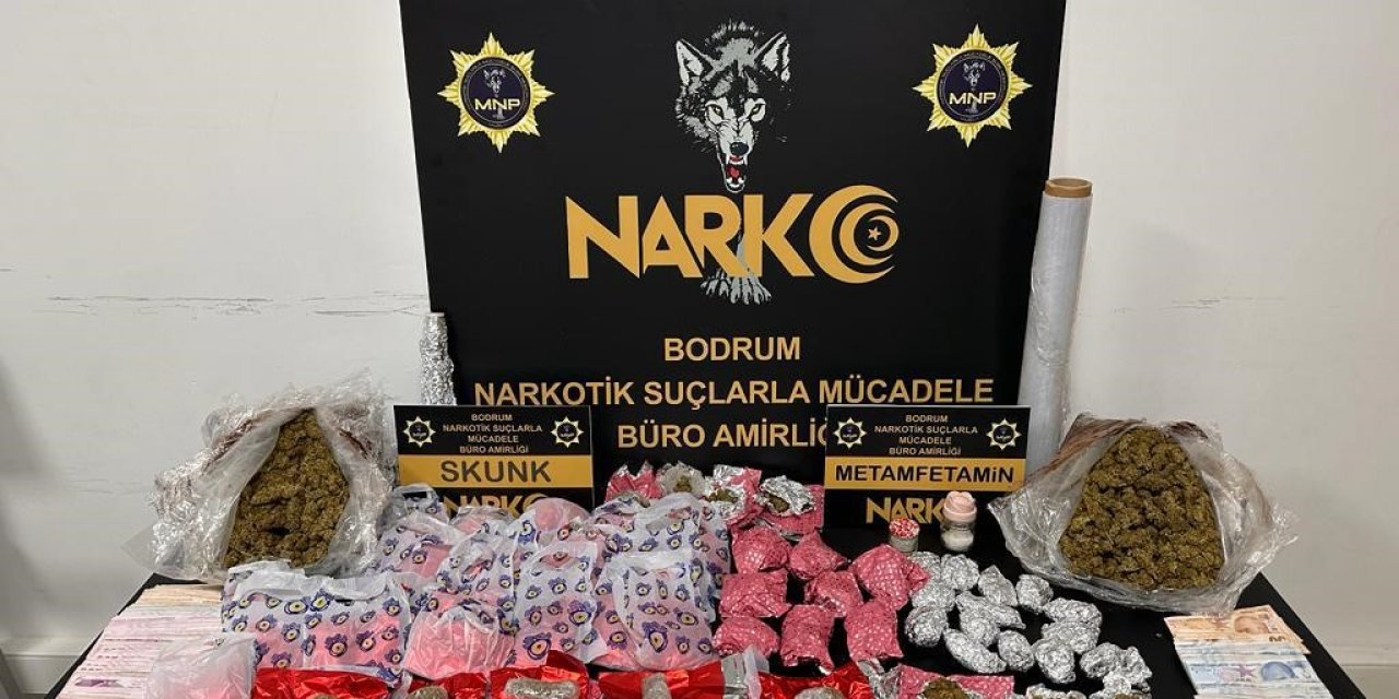 Uyuşturucuyu kamp alanına gömmüşler