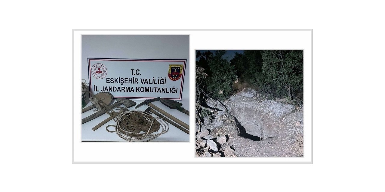 Kaçak kazı yapan şahıslar suçüstü yakalandı