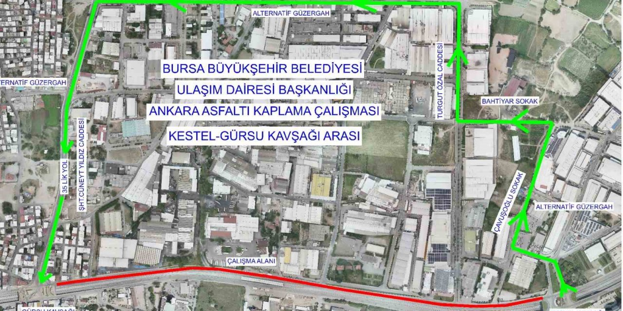 Ankara Yolu geçici süreliğine trafiğe kapatılacak