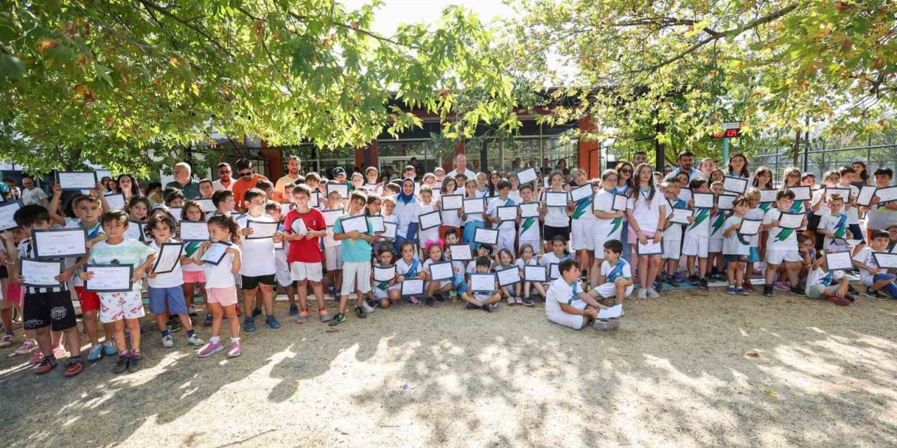 Yaz spor okulları ile tatilleri dolu dolu geçti