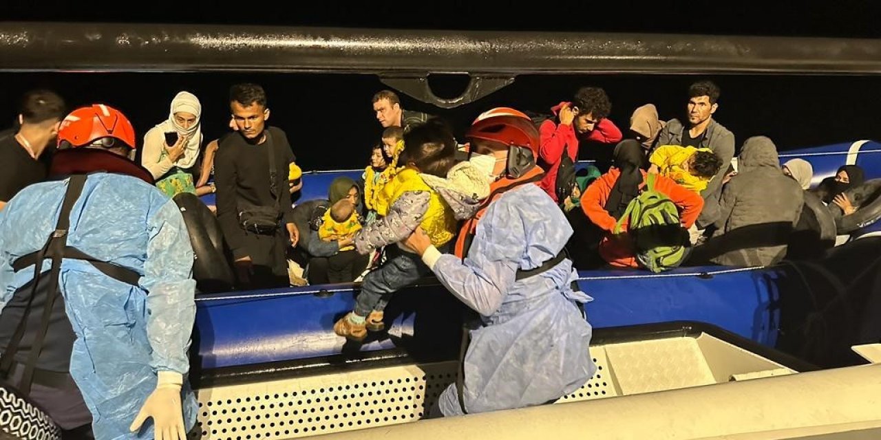 Kucağındaki çocuklarla Yunanistan’a geçerlerken yakalandılar