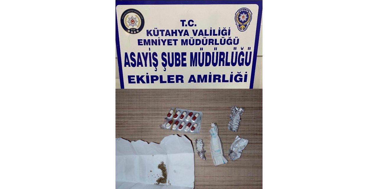 Kütahya’da bekçiler bir kişinin üzerinde uyuşturucu madde ele geçirdi