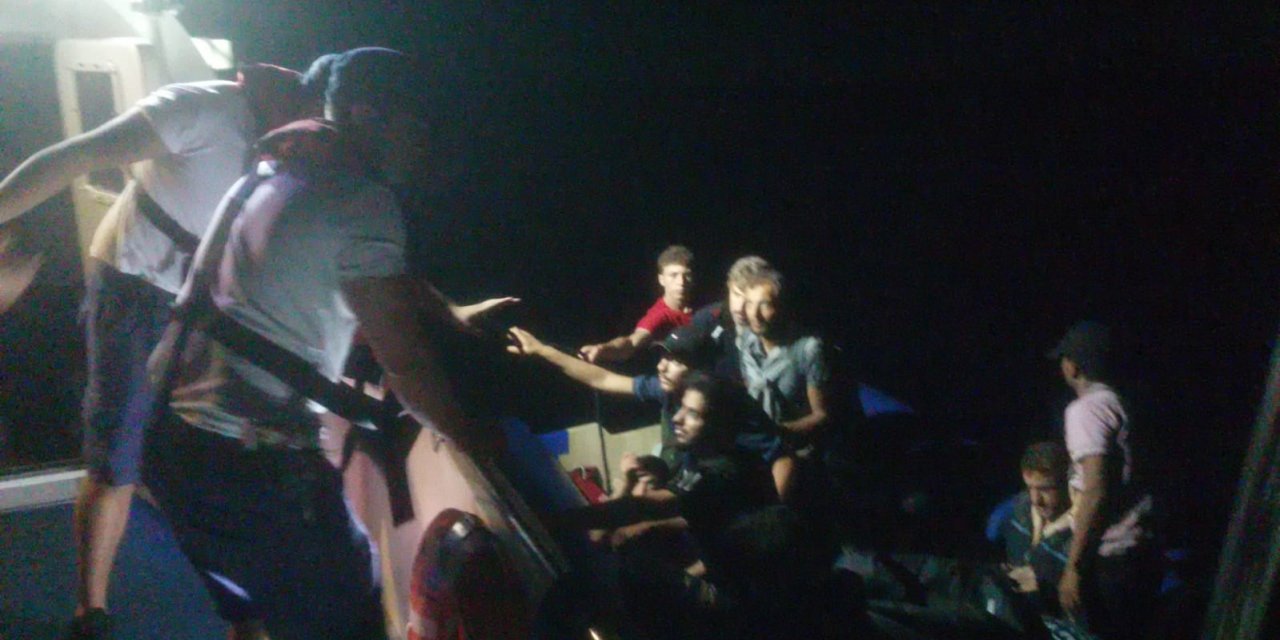 39 göçmen yakalandı, 59 göçmen kurtarıldı