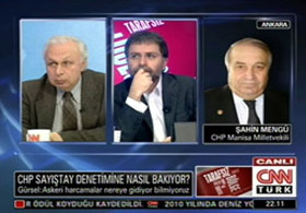 Şahin mengü canlı yayından kaçtı VİDEO