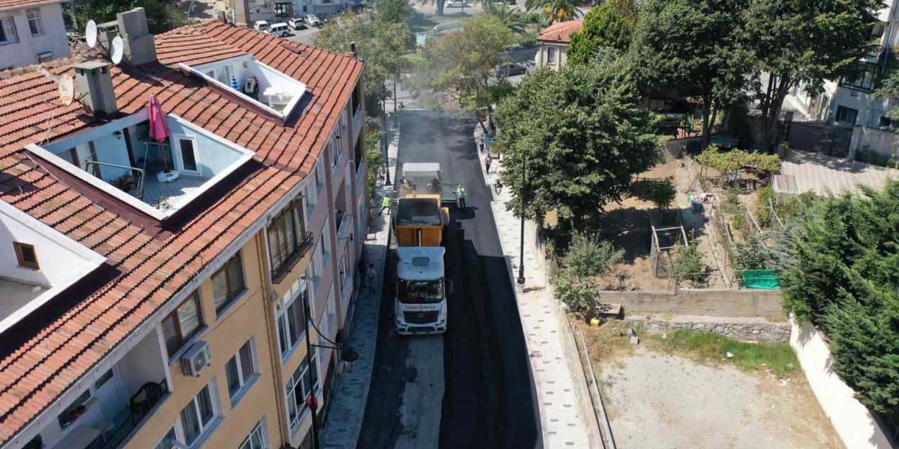 Şile Belediyesi yatırımlarını sürdürüyor: 75. Yıl Caddesi yenilendi