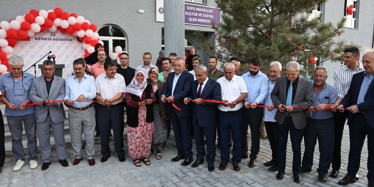 Kütahya’da Kültür ve Sosyal İşler Merkezi hizmete girdi