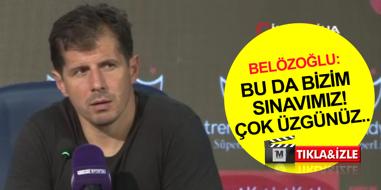 Emre Belözoğlu'dan Konyaspor mağlubiyeti açıklaması!