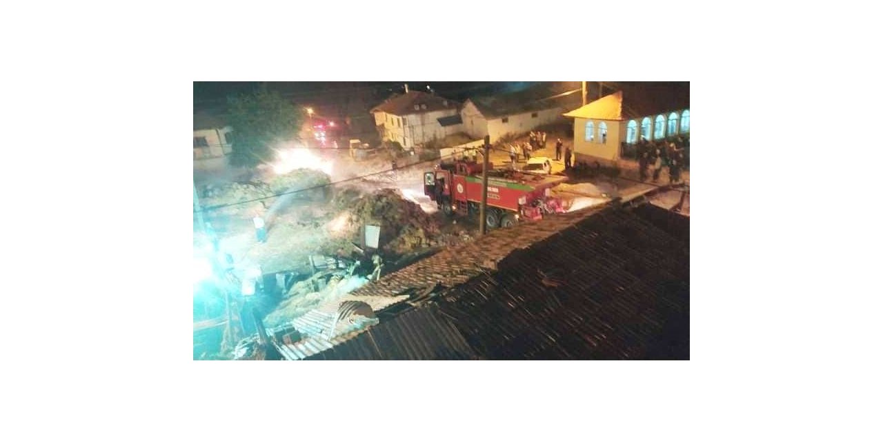 Aslanapa’da korkutan yangın