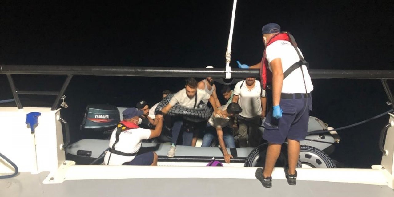 9 düzensiz göçmen yakalandı