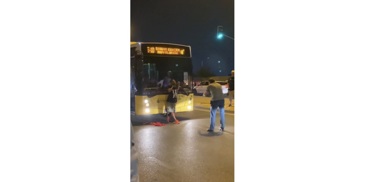 Pendik’te alkollü şahıs ortalığı birbirine kattı