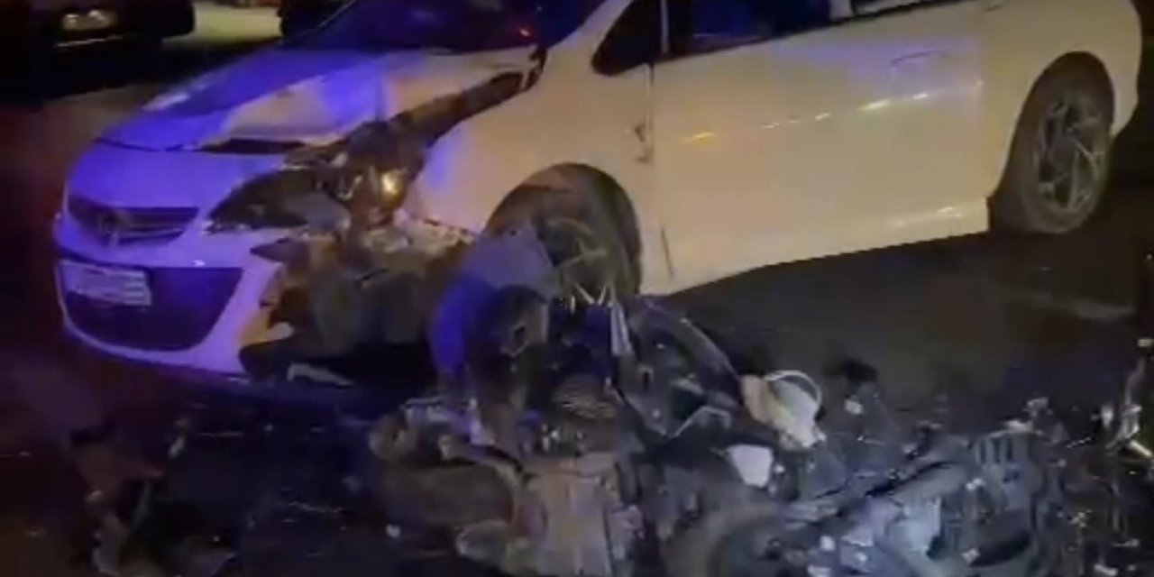 Erdek’te trafik kazasında motosiklet sürücüsü yaralandı