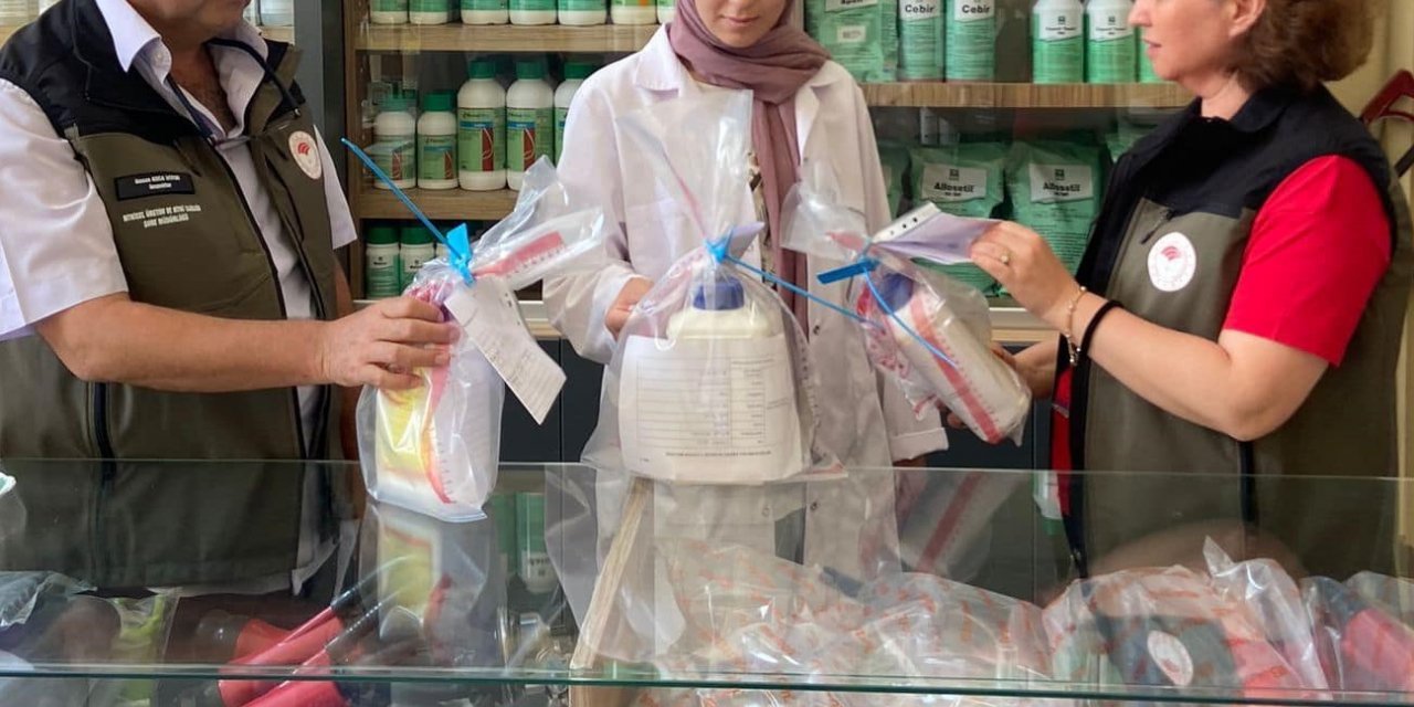 Bitki koruma ürünü satışı yapan iş yerlerine yönelik  denetim yapıldı