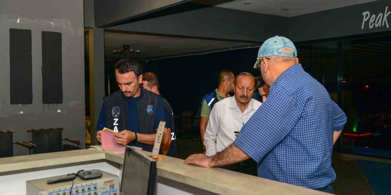 Van’daki eğlence mekânları denetlendi