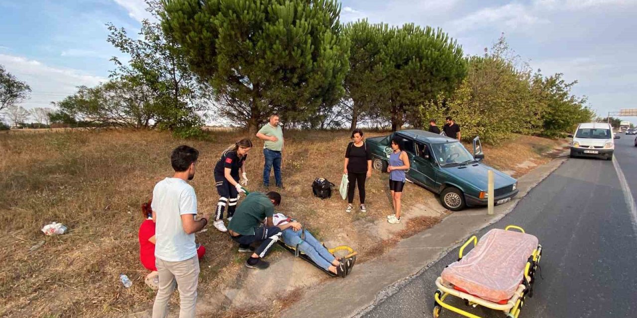 Tekirdağ’da trafik kazası: 4 yaralı