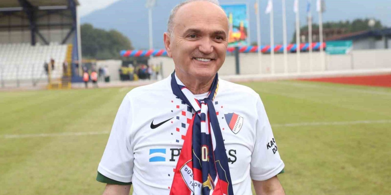 Başkan Özlü “Arzum, Düzcespor hiç yenilmesin”