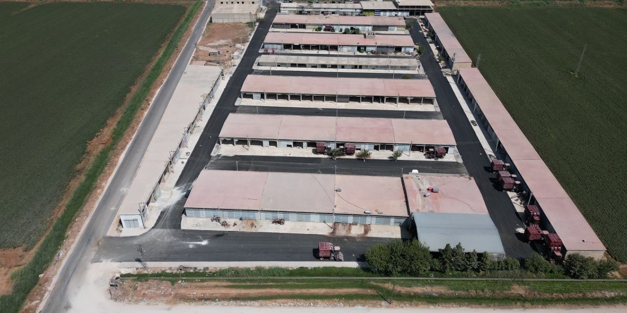 Uğurlu sanayi sitesinin asfaltı tamamlandı