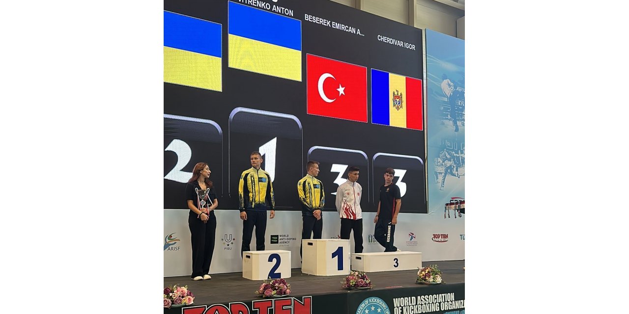 Meram Belediyesporlu Emircan Avrupa 3.’sü oldu