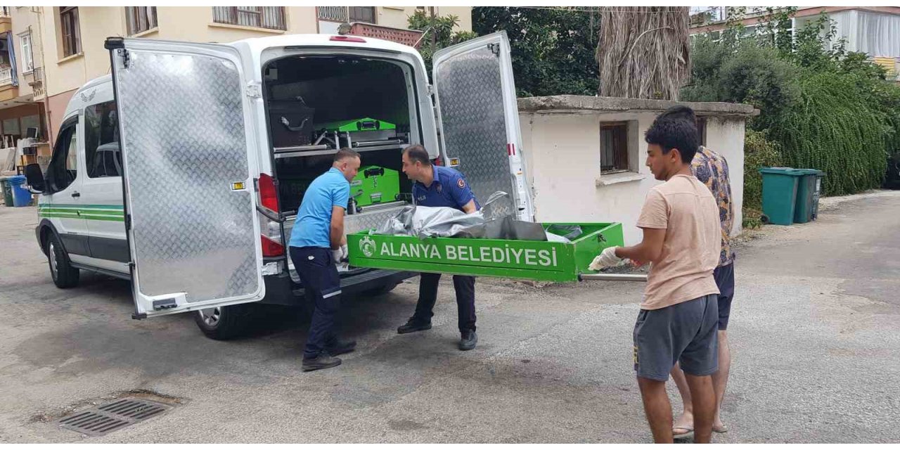 Alanya’da boş binanın bahçesinde erkek cesedi bulundu