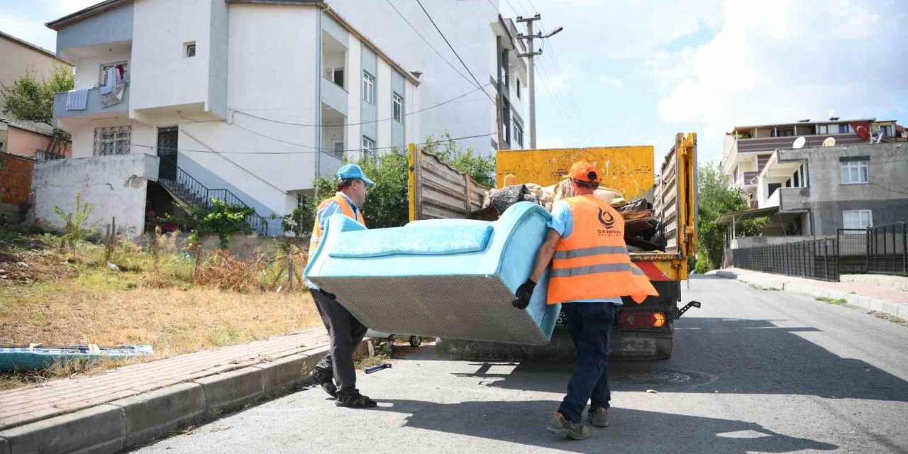 Çayırova’da kaba atıklar geri dönüşüme kazandırılıyor