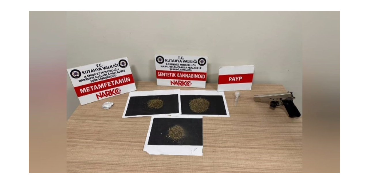 Kütahya’da uyuşturucu taciri tutuklandı