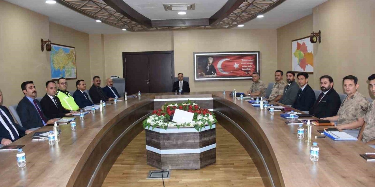 Siirt’te okullarda alınacak önlemler masaya yatırıldı