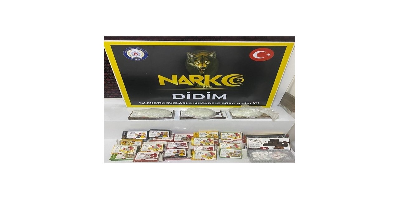 Lokum paketine uyuşturucu saklamışlar