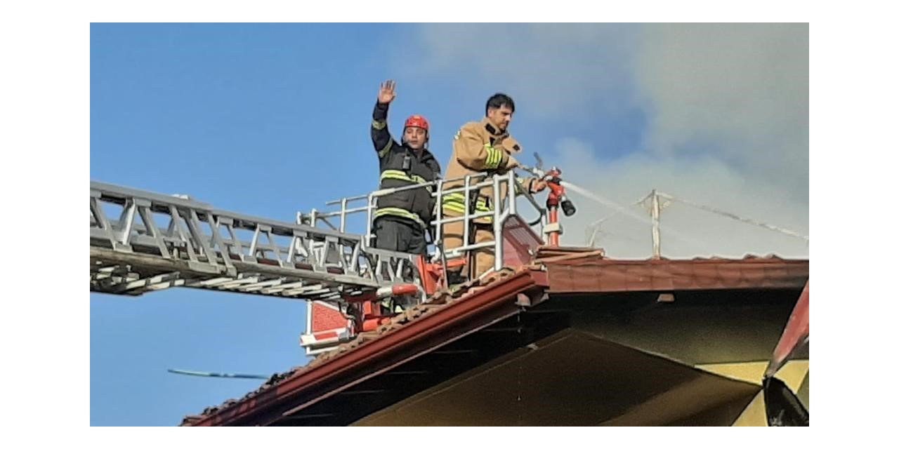 Hatay’da ev yangını söndürüldü